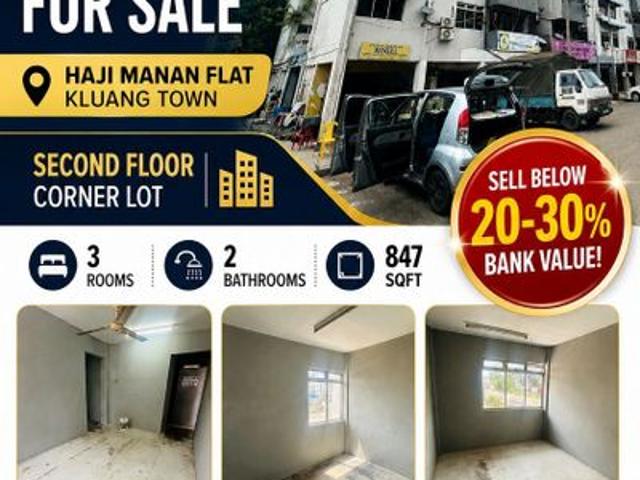 Flat for sale in Kluang, Johor