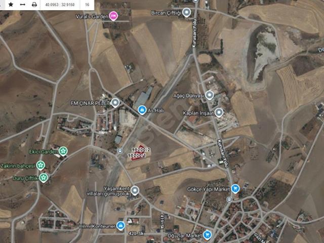 Pursaklar, Ankara içerisinde satılık Arsa