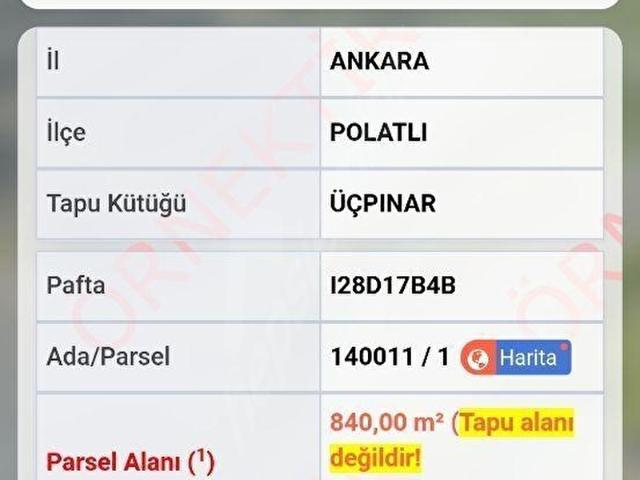 Polatli, Ankara içerisinde satılık Arsa