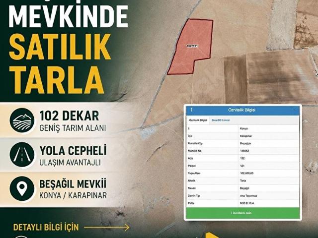 Fatih, Karapınar içerisinde satılık Arsa