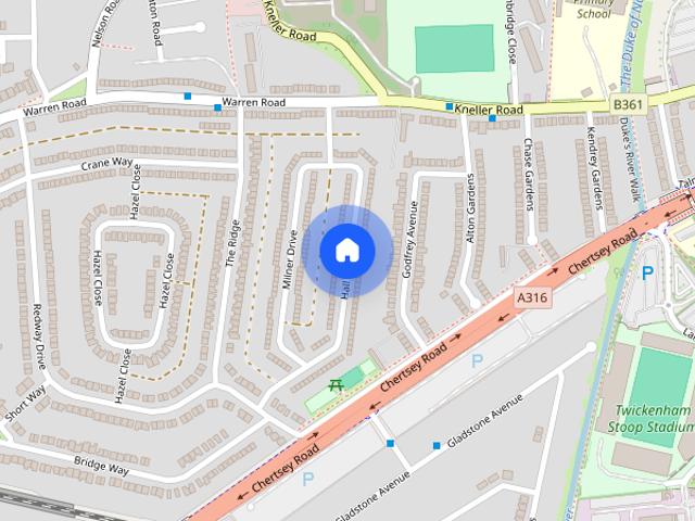 House for rent in Whitton, Greater London