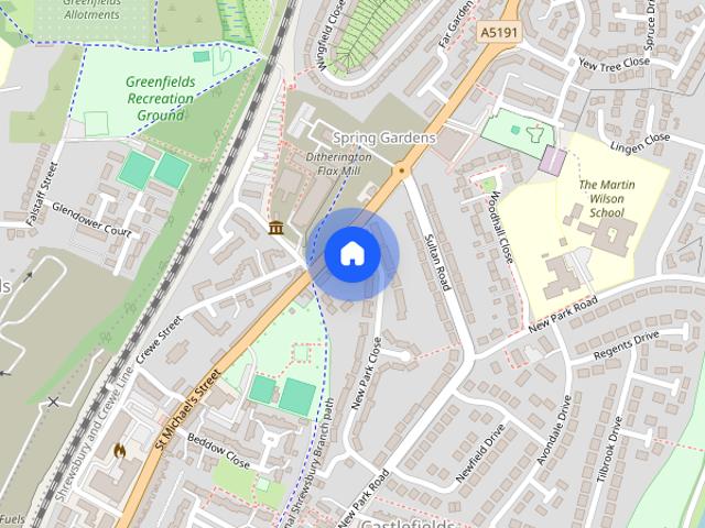 House for rent in Spring Gardens, Frankwell
