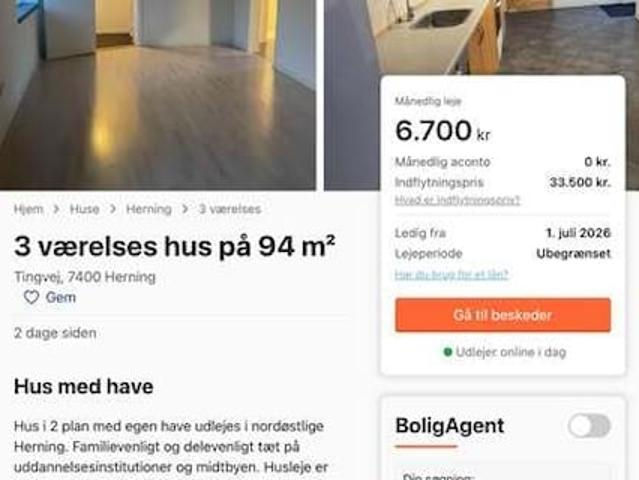 Lejlighed til leje i Kolding