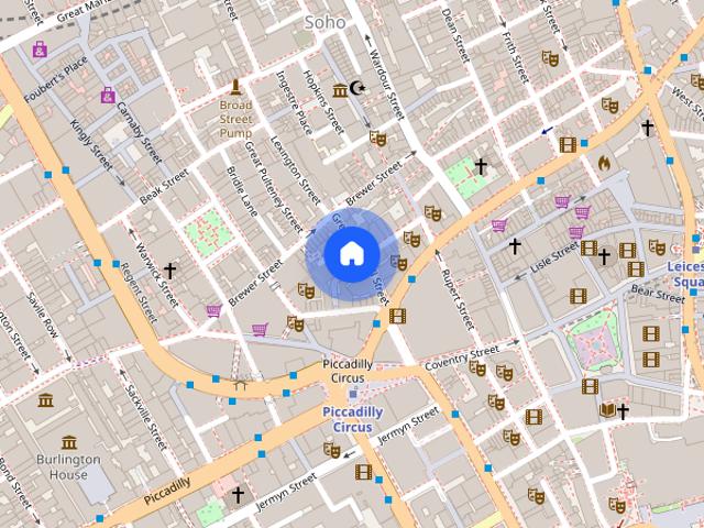 Apartment for rent in Soho, Greater London