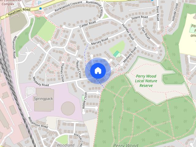 House for rent in The Ronkswood, Worcester
