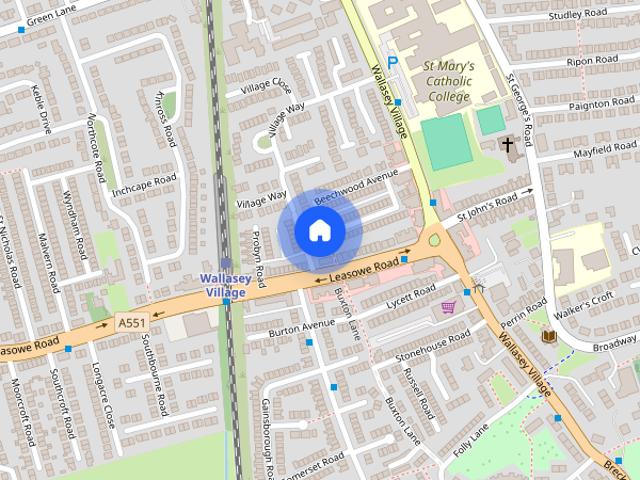 Apartment for rent in Liscard, Wallasey