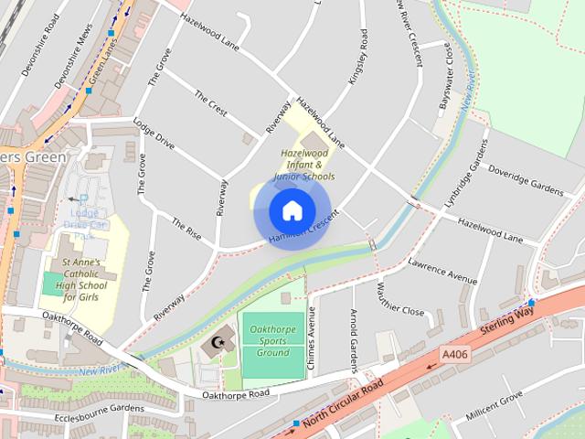 House for rent in Palmers Green, Greater London