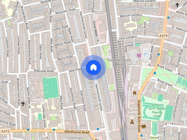 Apartment for rent in Hammersmith, Cat Hill