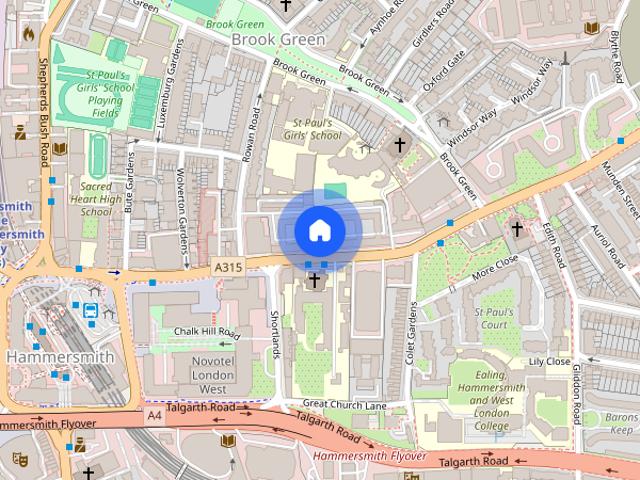 Apartment for rent in Hammersmith, Brook Green