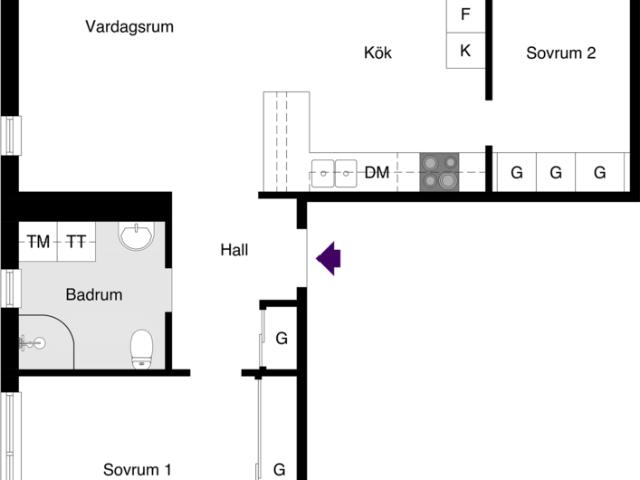 Bostadsrätt till salu i Stockholm