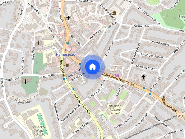 Apartment for rent in Belsize Park, Cat Hill