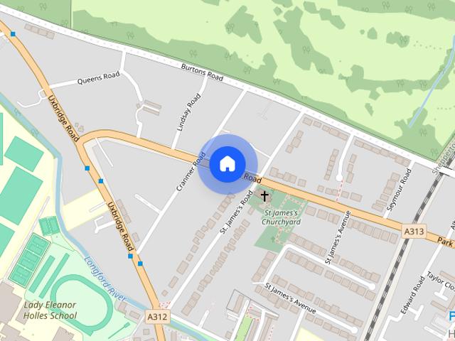 Apartment for rent in Hampton Hill, Greater London