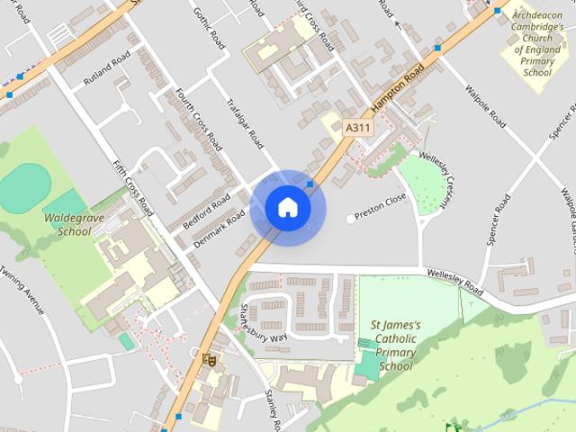 Apartment for rent in Strawberry Hill, Greater London