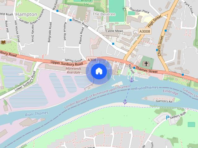 Apartment for rent in Hampton, Greater London