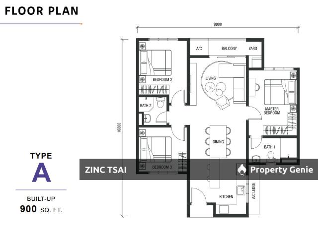 Serviced Residence for rent in Petaling, Alam Impian