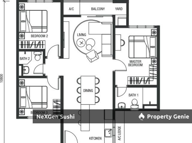 Serviced Residence for rent in Petaling, Alam Impian
