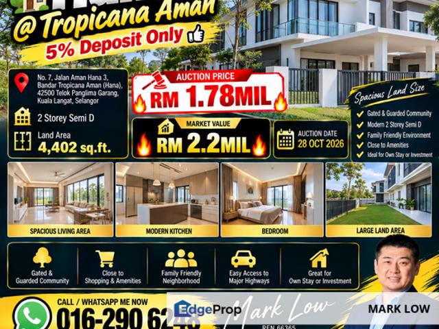 House for sale in Eco Santuari, Kuala Langat