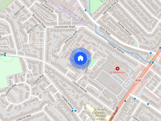 House for rent in Worcester Park, Greater London