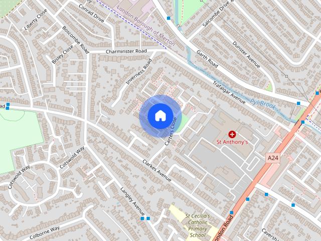 House for rent in Worcester Park, Greater London
