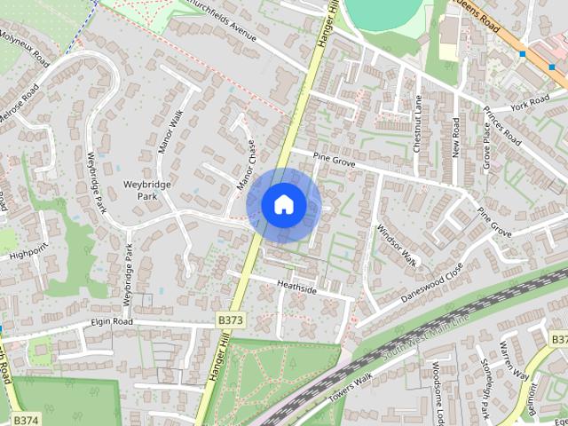 House for rent in Weybridge, Elmbridge