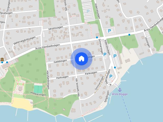 Hus hyra i Årsta havsbad, Stockholms län