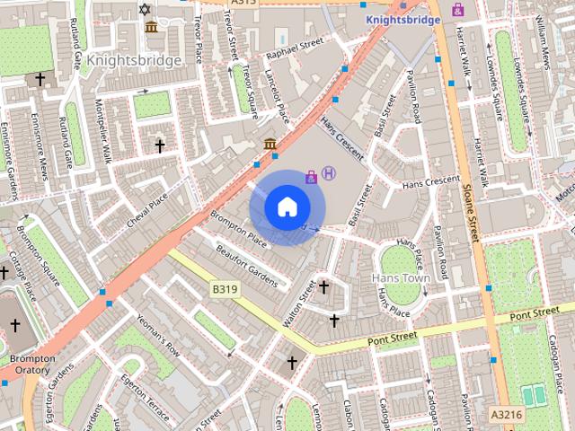 Apartment for rent in Hans Town, Greater London