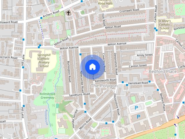 Apartment for rent in The Polygon, City Of Southampton