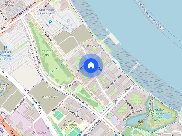 Apartment for rent in Greenwich Peninsula, Greater London