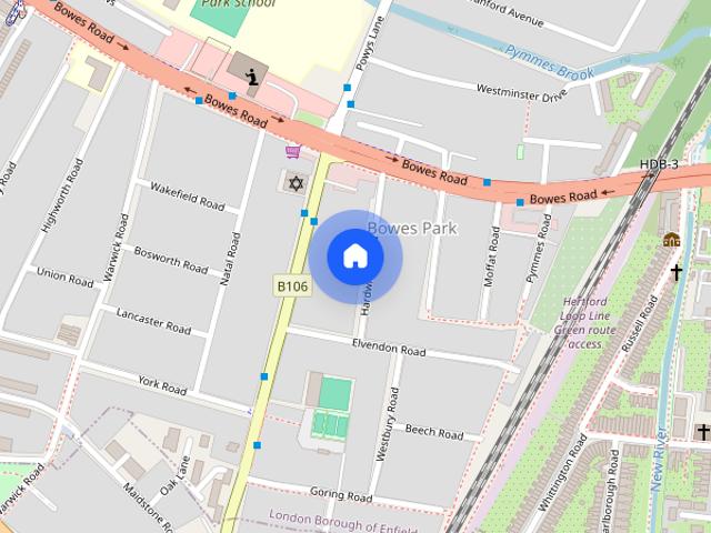 Apartment for rent in Bowes Park, Greater London