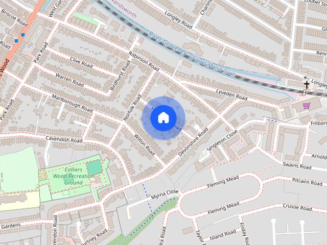Apartment for rent in London Borough of Merton, Collier's Wood