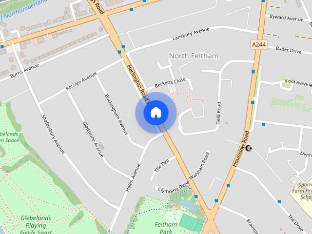 Apartment for rent in London Borough of Hounslow, Feltham