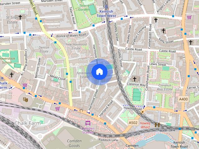 Apartment for rent in Maitland Park, Greater London