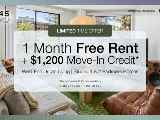 Apartment for rent in West End, Vancouver