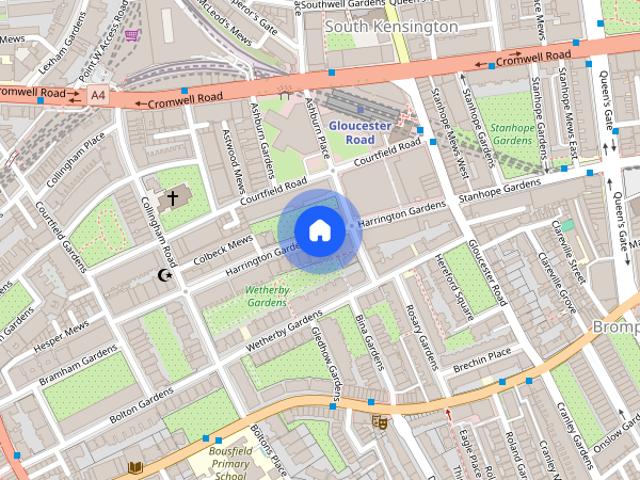 Apartment for rent in Brompton, South Kensington