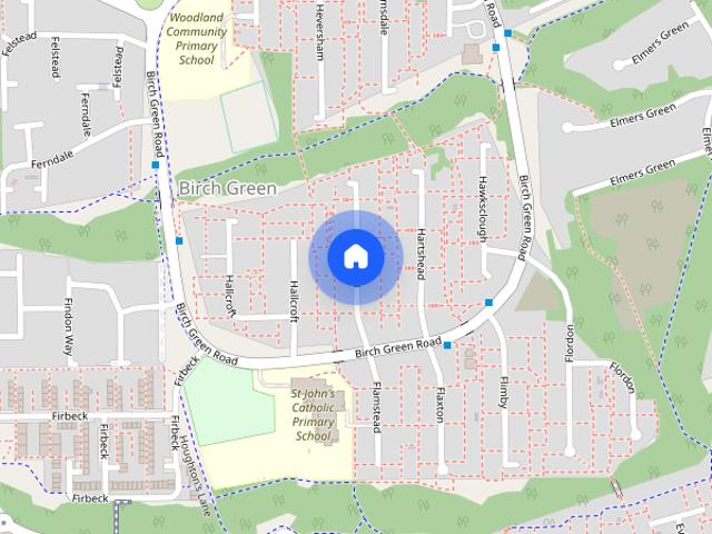 House for rent in Birch Green, Roby Mill