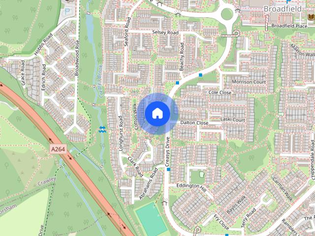 House for rent in Broadfield, Crawley