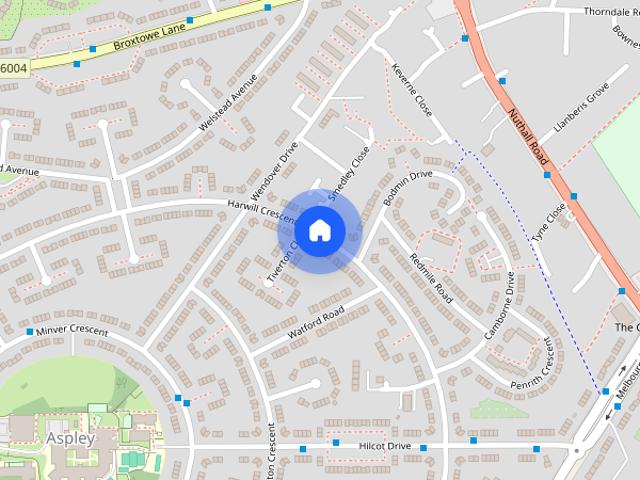 House for rent in Bulwell, City of Nottingham