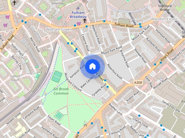 Apartment for rent in Fulham, Walham Green