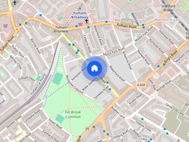 Apartment for rent in Fulham, Walham Green