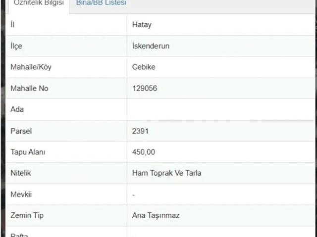 İskenderun, Hatay içerisinde satılık Arsa