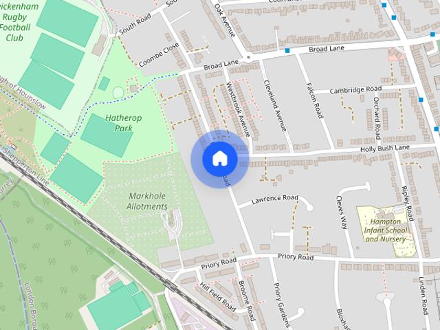 House for rent in Hampton, Greater London
