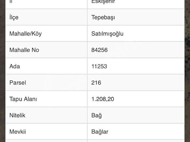Satılmışoğlu Mahallesi, Tepebaşı içerisinde satılık mülk