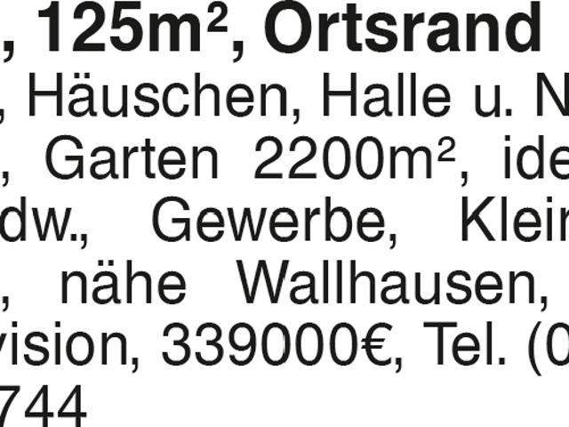 Bauernhaus kaufen