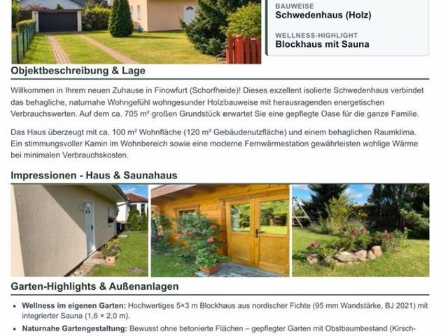 Haus kaufen in Finowfurt, Barnim