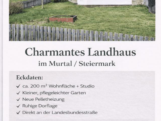 Haus kaufen in Sankt Anna am Lavantegg, Obdach