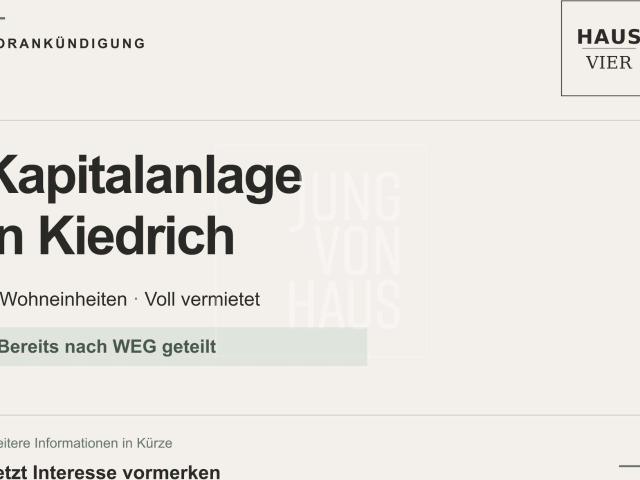 Haus kaufen in Kiedrich, Rheingau-Taunus-Kreis