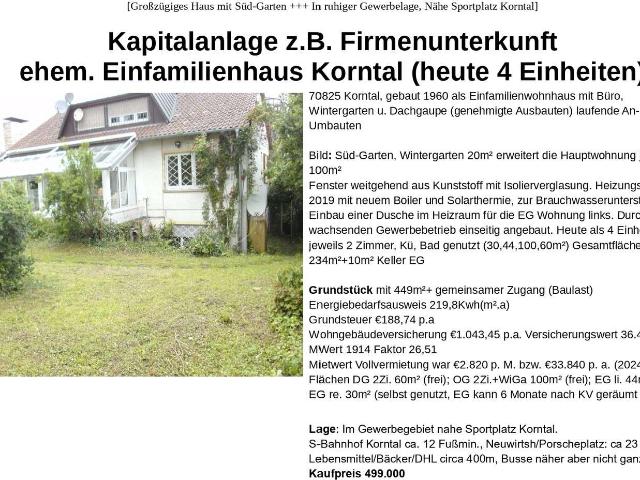 Haus kaufen in Münchingen, Korntal-Münchingen