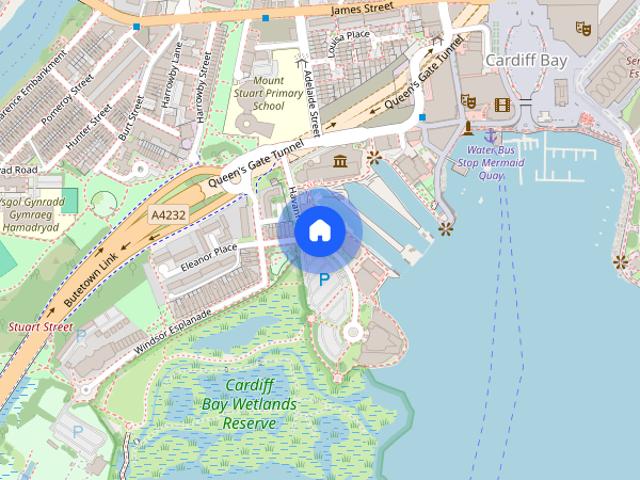 Apartment for rent in Cardiff Bay, Falcon Lodge