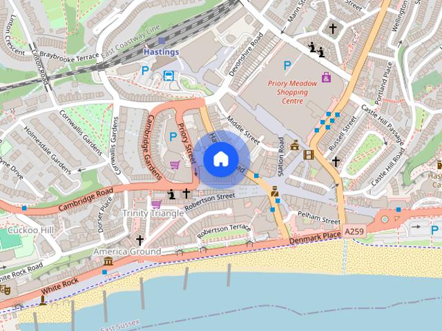 Apartment for rent in Trinity Triangle, Hastings