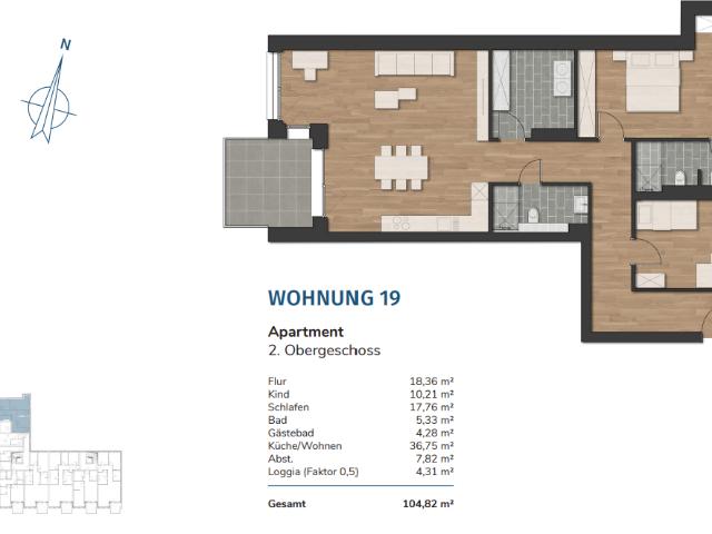 Etagenwohnung kaufen in Wilhelmshaven, Innenstadt